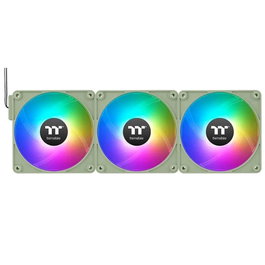 Thermaltake CT120 EX ARGB Pack de 3 Ventilateurs 120 mm PWM Matcha Green