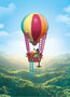 PLAYMOBIL Voyage en montgolfière Animals et Friends 71853