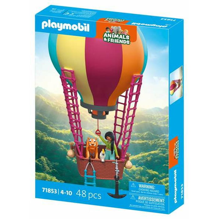 PLAYMOBIL Voyage en montgolfière Animals et Friends 71853
