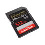SanDisk Carte SD Extreme Pro 512 Go V30 Noir