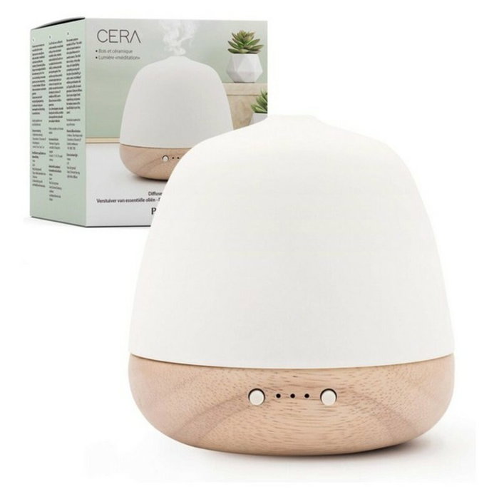Pranarôm Diffuseur d'Huiles Essentielles Cera Céramique Ultrasonique