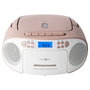 Reflexion RCR2260 Boombox Radio-CD-Kassette Blanc/Rose