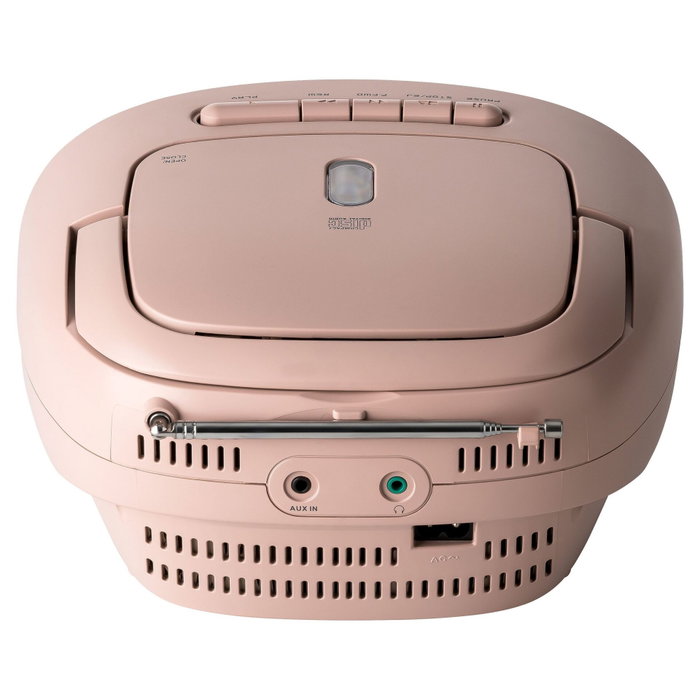 Reflexion RCR2260 Boombox Radio-CD-Kassette Blanc/Rose Reflexion RCR2260 Boombox Radio-CD-Kassette Blanc/Rose