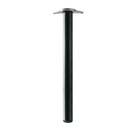 HERRAJES ALK Pata de mesa regulable Neiva, Chrome, 870 mm