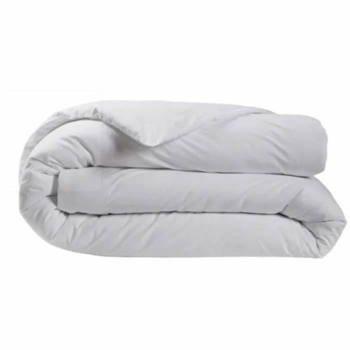 Dodo Housse de couette antibactérienne en coton blanc 260x240 cm