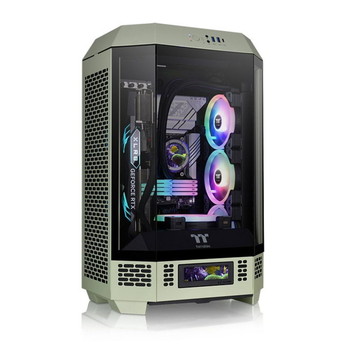 Boîtier ATX semi-tour THERMALTAKE Vert