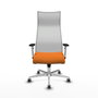 Piqueras y Crespo Chaise de Bureau Albacete Orange et Blanc