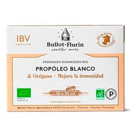 BALLOT-FLURIN Préparé Dynamisé Propoléos & Orégano 10amp