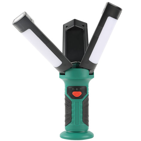 GSC Evolution Lampe de travail LED rechargeable USB 600Lm avec 3 feuilles déployables