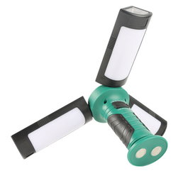 GSC Evolution Lampe de travail LED rechargeable USB 600Lm avec 3 feuilles déployables