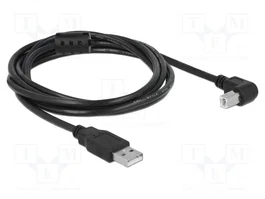 DELOCK Câble USB 2.0 A vers B 90° haut/bas 2m