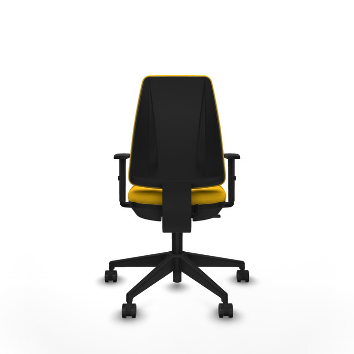 PIQUERAS Y CRESPO Chaise de bureau Elche CP Bali Jaune avec accoudoirs 1D