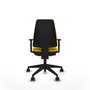 PIQUERAS Y CRESPO Chaise de bureau Elche CP Bali Jaune avec accoudoirs 1D