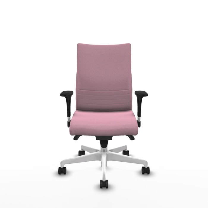Piqueras Y Crespo Chaise de bureau Albacete confidente, Rose, Mécanisme Sincro, Bras 1D Piqueras Y Crespo Chaise de bureau Albacete confidente, Rose, Mécanisme Sincro, Bras 1D