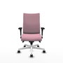 Piqueras Y Crespo Chaise de bureau Albacete confidente, Rose, Mécanisme Sincro, Bras 1D