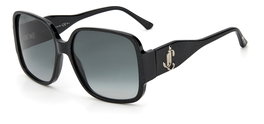 Jimmy Choo TARA-S-DXF-9O Lunettes de soleil Femme Gris/Noir
