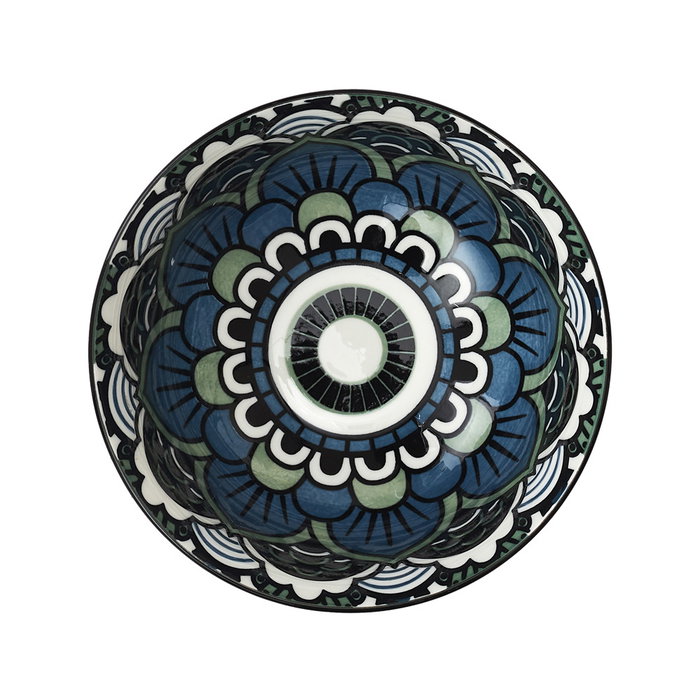 Home Deco Factory Bol Mandala Bleu Mirage 220 ml