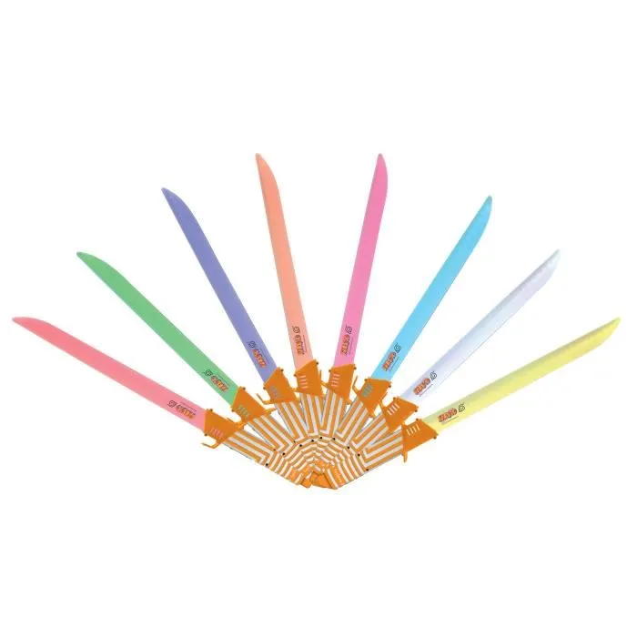 Lexibook - Sabre Laser LED Naruto avec Effets Sonores, Lumière Éclatante, Rechargeable USB-C