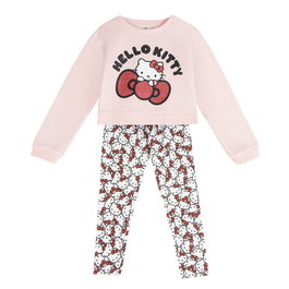 Cerdá Legging Hello Kitty - Ensemble 2 pièces en coton brushed pour fille 10 ans - Taille 10 ans, Rose