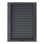 Grille de ventilation EDM 87734 Gris 13,5 x 20,5 cm Moustiquaire