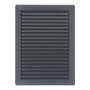 Grille de ventilation EDM 87734 Gris 13,5 x 20,5 cm Moustiquaire