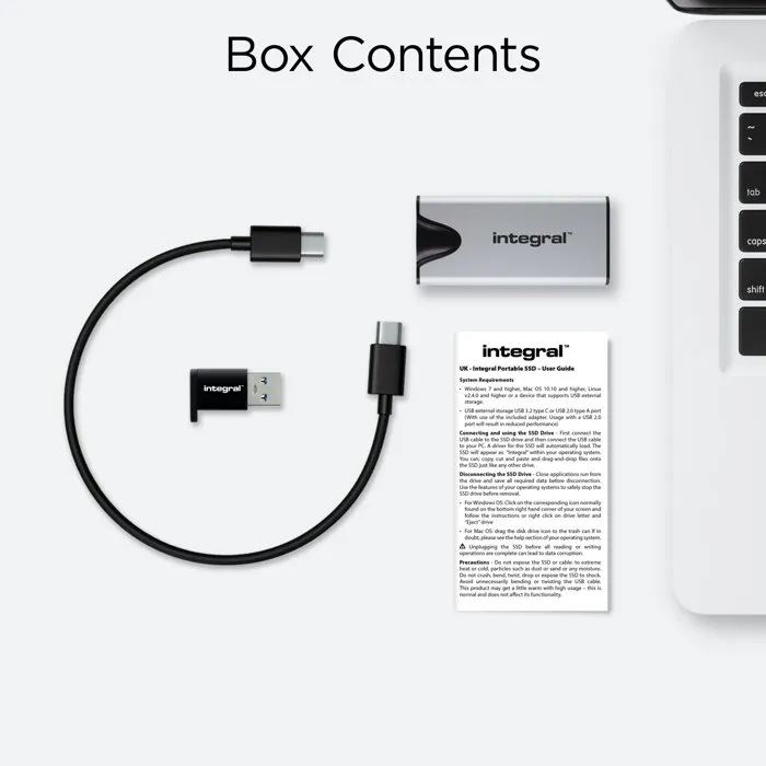 Integral Memory SlimXpress SSD portable 2 To USB-C