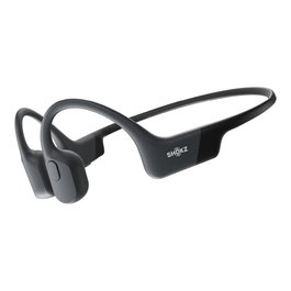 AfterShokz OpenRun Mini Casque Audio Sport Sans Fil Noir (S806-MN-BK) - Modèle Réduit, Confortable et Résistant à la Sueur