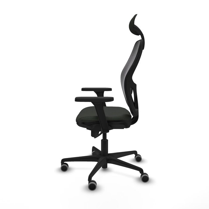 Piqueras y Crespo Chaise de Bureau avec Appui-tête Jorquera 3D036G1 Noir