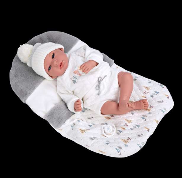 Muñecas Arias Muñeco Elegance Andie, Poupée de Poids avec Saquto 40 cm, Corps Doux, Langue Espagnol Muñecas Arias Muñeco Elegance Andie, Poupée de Poids avec Saquto 40 cm, Corps Doux, Langue Espagnol