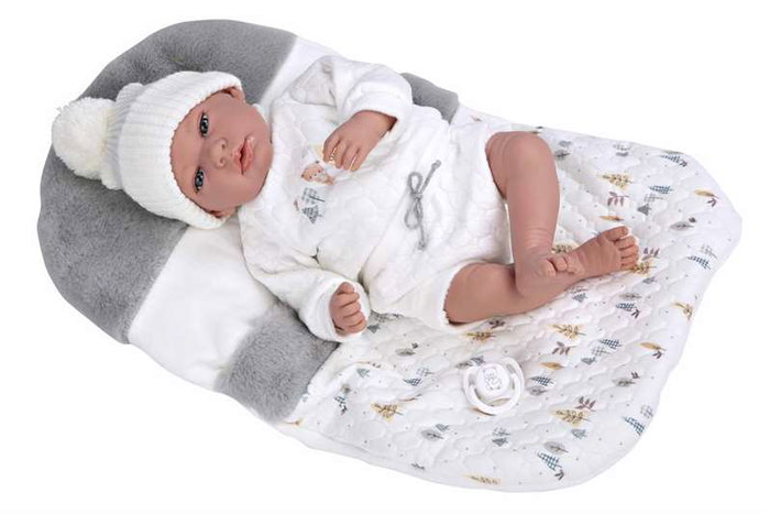 Muñecas Arias Muñeco Elegance Andie, Poupée de Poids avec Saquto 40 cm, Corps Doux, Langue Espagnol Muñecas Arias Muñeco Elegance Andie, Poupée de Poids avec Saquto 40 cm, Corps Doux, Langue Espagnol