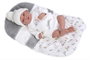 Muñecas Arias Muñeco Elegance Andie, Poupée de Poids avec Saquto 40 cm, Corps Doux, Langue Espagnol