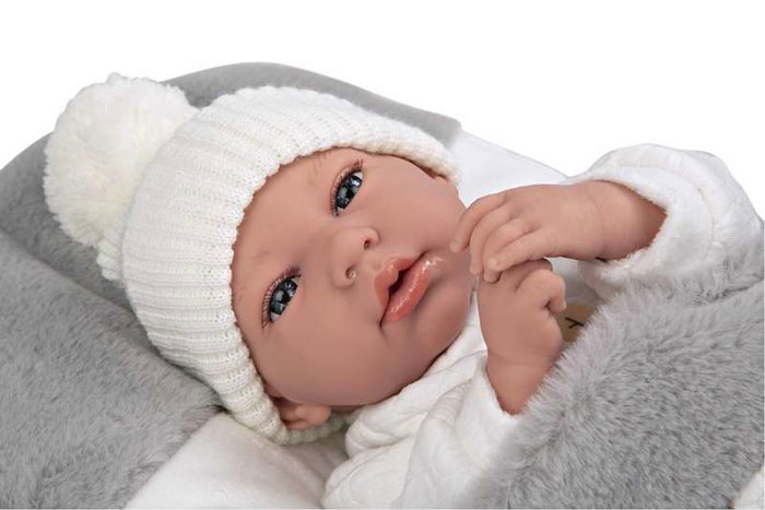 Muñecas Arias Muñeco Elegance Andie, Poupée de Poids avec Saquto 40 cm, Corps Doux, Langue Espagnol Muñecas Arias Muñeco Elegance Andie, Poupée de Poids avec Saquto 40 cm, Corps Doux, Langue Espagnol