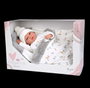 Muñecas Arias Muñeco Elegance Andie, Poupée de Poids avec Saquto 40 cm, Corps Doux, Langue Espagnol