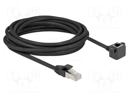 DELOCK Extendeur Ethernet Cat 6 F/UTP 5m Noir