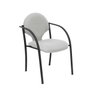 Piqueras y Crespo Hellín Fauteuil de Réception Gris Clair avec Accoudoirs Fixes