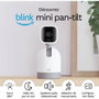 Blink Home Security Mini Caméra Panoramique Inclinable Blanche