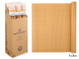 Ibergarden Rouleau Canisse Bambou PVC 300x100 cm Beige (Set de 6)
