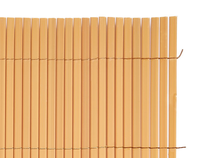 Ibergarden Rouleau Canisse Bambou PVC 300x100 cm Beige (Set de 6)