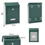 Boîte aux lettres Arregui Vert Acier Civic