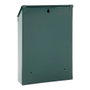 Arregui Civic Boîte aux lettres individuelle extérieure, acier vert, taille S (A5), 21,6 x 8 x 30 cm