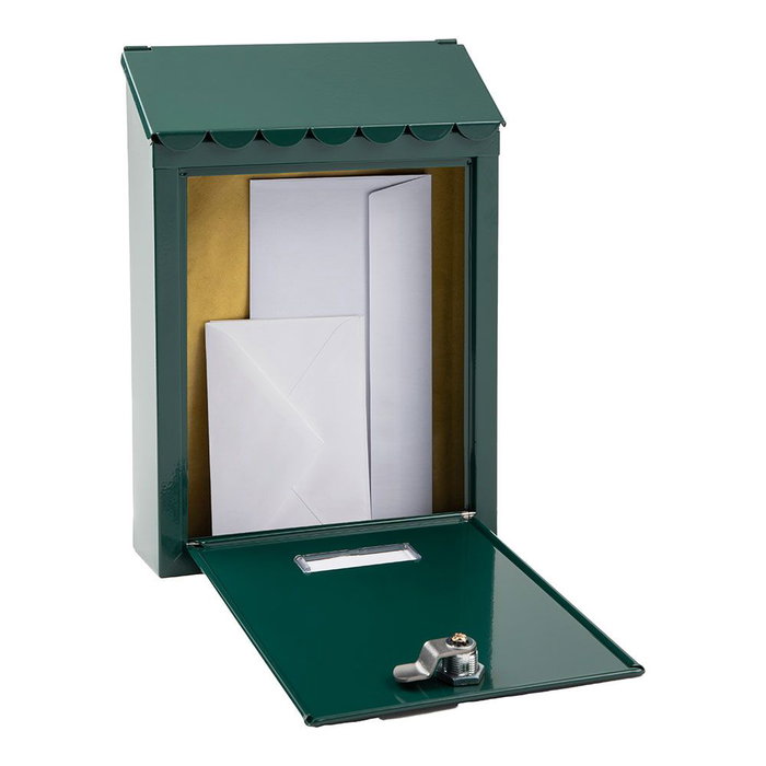 Arregui Civic Boîte aux lettres individuelle extérieure, acier vert, taille S (A5), 21,6 x 8 x 30 cm Arregui Civic Boîte aux lettres individuelle extérieure, acier vert, taille S (A5), 21,6 x 8 x 30 cm