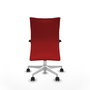 Piqueras Y Crespo Silla Albacete confidente, Rouge, Similpiel, Base Blanche