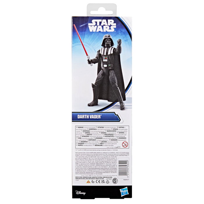 Hasbro Figurine Darth Vader Titan Series Star Wars 30 cm avec sabre laser rouge de l'univers Star Wars