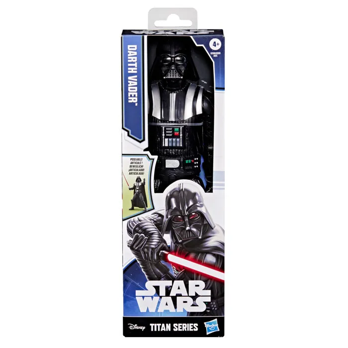 Hasbro Star Wars - Figurine Titan Series Dark Vador 30 cm avec accessoire, jouet pour enfants filles et garçons à partir de 4 ans