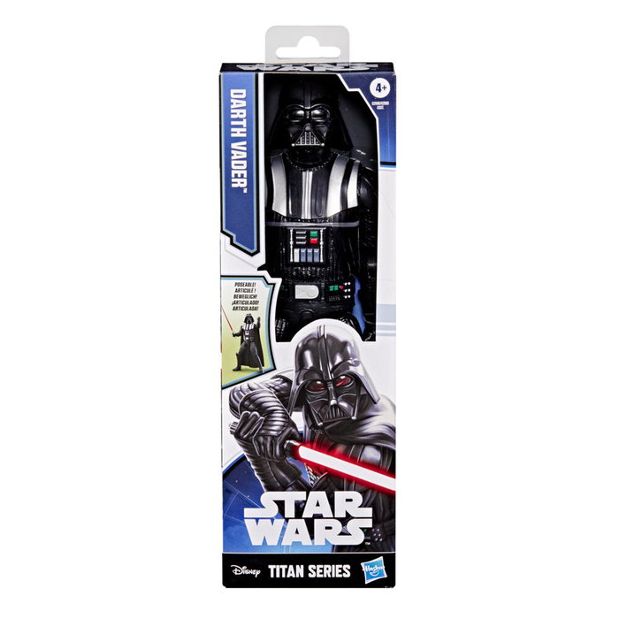 Hasbro Figurine Darth Vader Titan Series Star Wars 30 cm avec sabre laser rouge de l'univers Star Wars