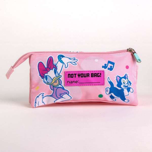Cerdá 3 compartiments trousse de rangement Minnie avec motif 2.2 x 1.1 x onces 22.5 cm