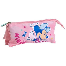 Cerdá 3 compartiments trousse de rangement Minnie avec motif 2.2 x 1.1 x onces 22.5 cm