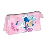 Minnie Mouse Trousse Fourre-Tout Triple Rose