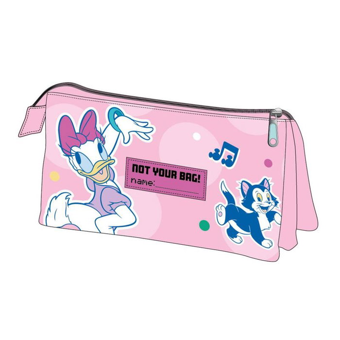 Minnie Mouse Trousse Fourre-Tout Triple Rose