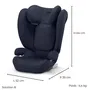 Cbx by Cybex Siège auto Solution B i-Fix Groupe 2/3 (3 à 12 ans, 15 à 50 kg, 100 à 150 cm) - Fixation ISOFIX - Dossier ajustable - Bleu